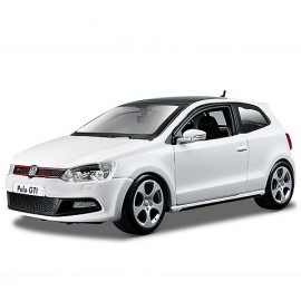 Masinuta Volkswagen Polo V GTI Alb 1/24 Bburago