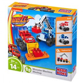 Blaze Si Camionul Construibil Mega Bloks - Blaze and the Monster Machines