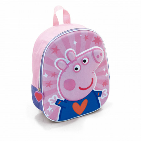 Ghiozdan pentru gradinita cu imprimeu 3D Peppa Pig