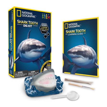 National Geographic STEM Kit Paleontologie - In cautarea dintilor de rechin