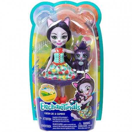 Papusa Ciesta Cat si figurina Climber EnchanTimals