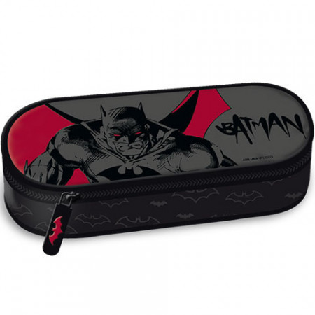 Penar oval gri cu un compartiment Batman