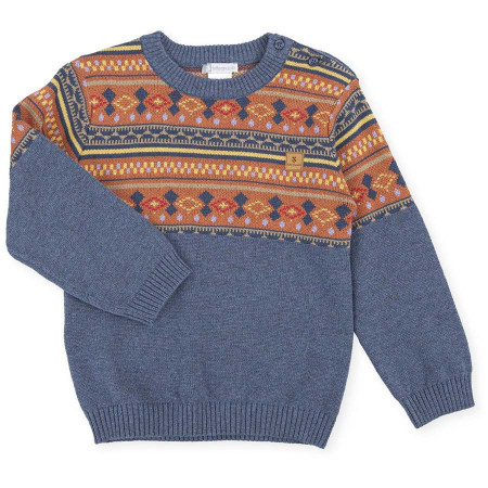 Pulover indigo Tutto Piccolo