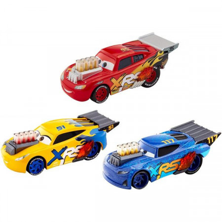 Set 3 masinute metalice Disney Cars Xtreme Racing