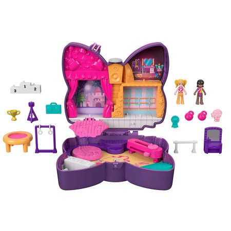 Set de joaca Polly Pocket - Scena de spectacole in gentuta funda