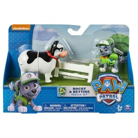 Set Figurine Rocky si Bettina Patrula Catelusilor