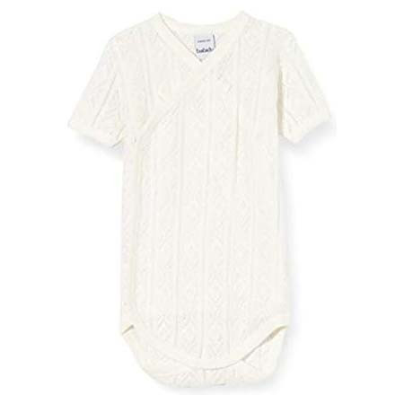 Body cu maneca scurta tricotat ivory Babidu