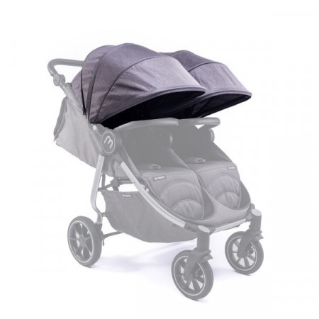 Parasolar gri pentru carucior Easy Twin 4 Baby Monster