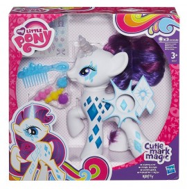 Ponei Rarity cu Corn Sclipitor cu Accesorii My Little Pony Cutie Mark Magic