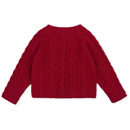 Pulover rosu Tutto Piccolo