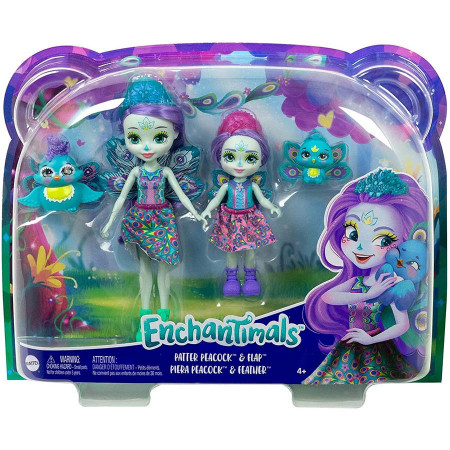 Set de joaca Patter Peacock si Piera Peacock Enchantimals