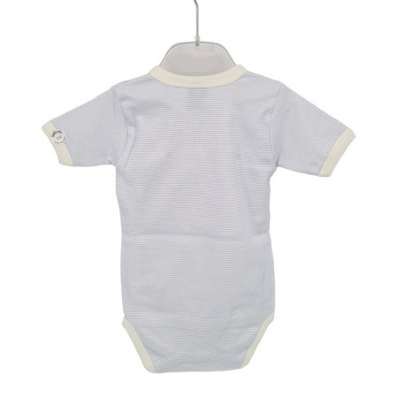 Body cu maneca scurta si dungi bleu Babidu