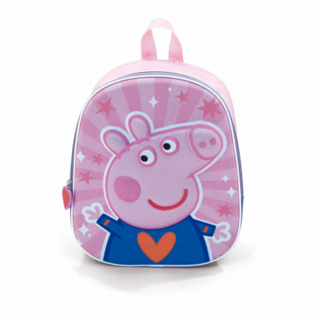 Ghiozdan pentru gradinita cu imprimeu 3D Peppa Pig