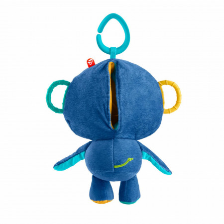 Jucarie de plus Fisher Price 2 in 1 - Maimutica albastra