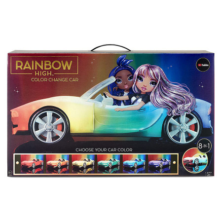 Masina Rainbow High care isi schimba culoarea 8 in 1
