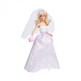 Papusa Barbie in Rochie de Mireasa
