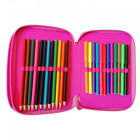 Penar echipat cu 2 compartimente si imprimeu 3D Peppa Pig