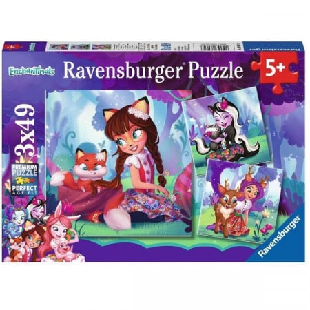 Puzzle Enchantimals 3x49 piese