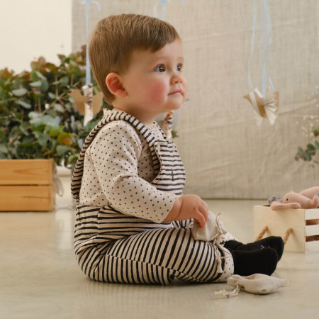 Salopeta cu dungi Tutto Piccolo