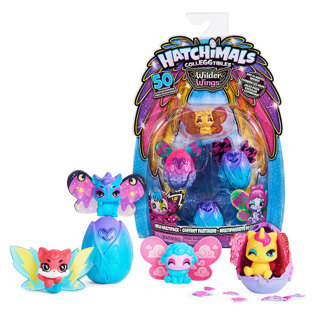 Set 4 figurine Hatchimals CollEGGtibles Wilder Wings