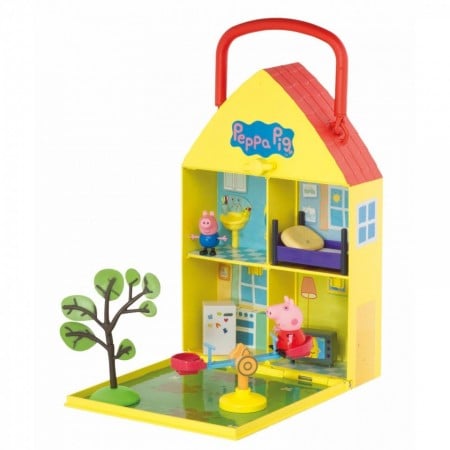 Set de joaca Casuta lui Peppa Pig cu gradina