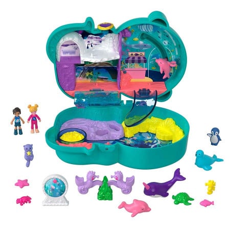 Set de joaca Polly Pocket - Parc acvatic in gentuta vidra