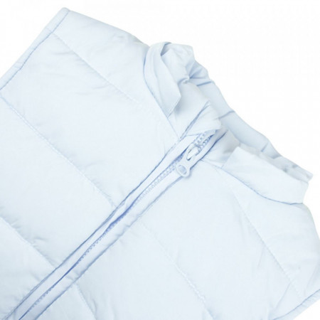 Vesta iarna bleu cu gluga si blana Tutto Piccolo