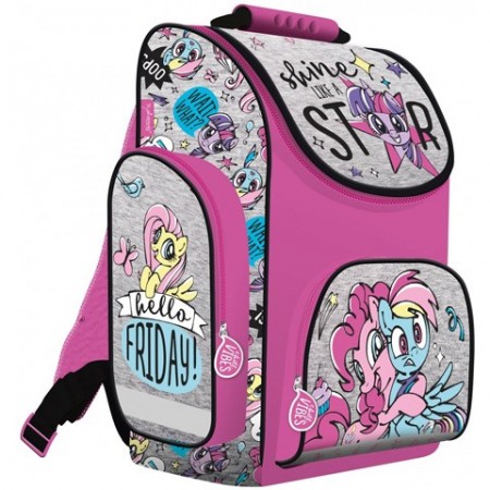 Ghiozdan ergonomic My Little Pony, cu pereti rigizi, 35 cm