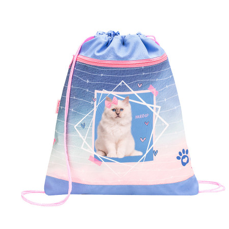 Ghiozdan scoala echipat Belmil Classy - Pisicuta cu fundita roz