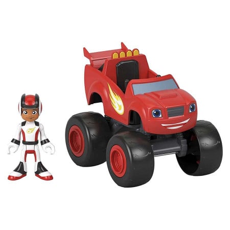 Masinuta Blaze si figurina AJ - Blaze and the Monster Machines