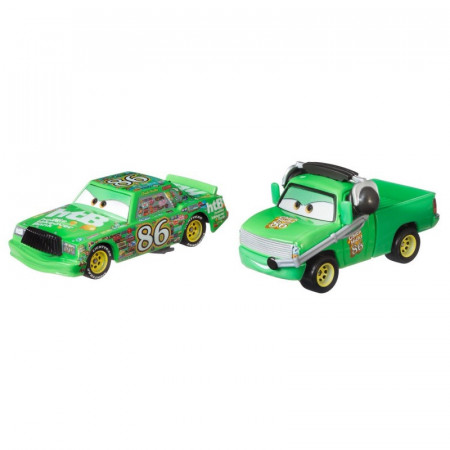 Set 2 masinute metalice Chick Hicks si Chief Chick Disney Cars