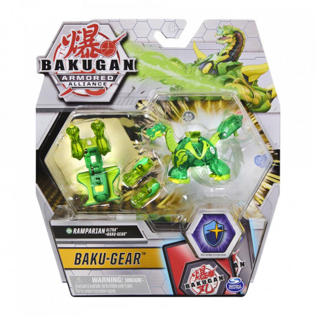 Set Bakugan Armored Alliance Baku-Gear figurina Ramparian Ultra