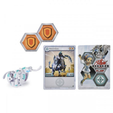 Set Bakugan Armored Alliance figurina Maxodon alb