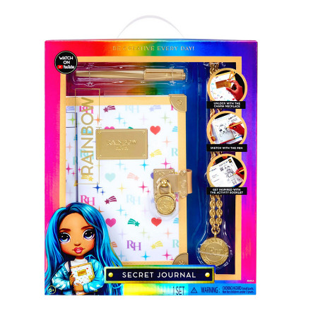 Set jurnal cu lacat si accesorii Rainbow High
