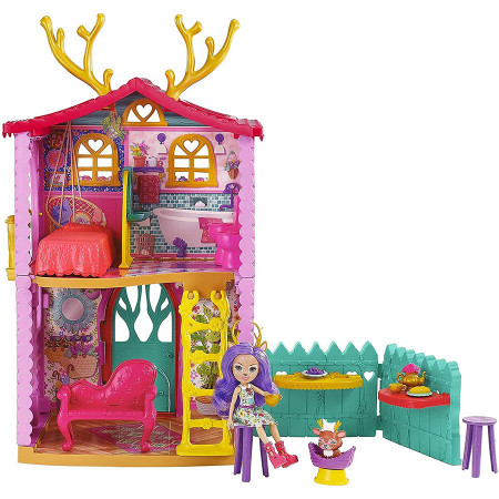 Casuta de joaca a papusii Danessa Deer- Cozy Deer House EnchanTimals