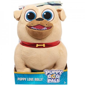 Figurina de plus Rolly 25 cm Puppy Dog Pals - Prietenii Catelusilor Disney Jr.