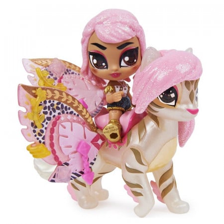 Figurina Hatchimals Pixies Riders Wilder Wings - Rhythm Rachel si Tigrette Glider