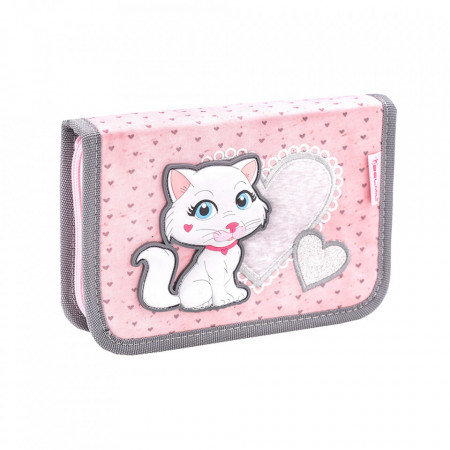 Ghiozdan scoala echipat Belmil Mini Fit - Pisicuta alba