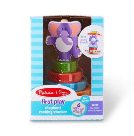 Piramida de stivuit Elefantel Melissa & Doug
