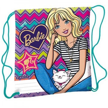 Sac de umar colorat Barbie 38cm