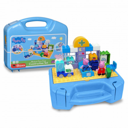 Set de constructie portabil Big Bloxx cabinetul medical al lui Peppa Pig