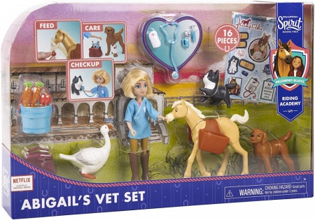 Set de joaca cu figurine - Abigail si cabinetul veterinar