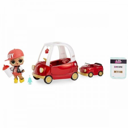 Set de joaca LOL Surprise Furniture Masina Cozy Coupe cu papusa M.C. Swag Seria 1