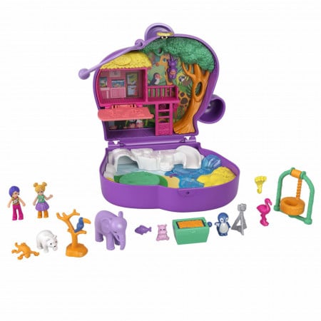 Set de joaca Polly Pocket - Savari in gentuta elefant