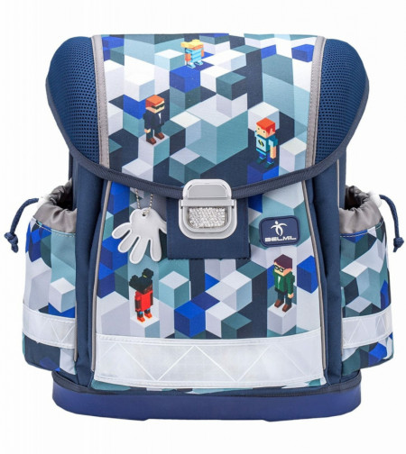 Ghiozdan scoala echipat Belmil Classy - Cuburi