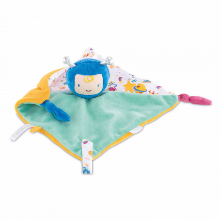 Jucarie de plus pentru somn bebelusi Corolle Mon Doudou Astronaut verde 25 cm