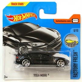 Masinuta Tesla Model S 1/64 Hot Wheels Factory Fresh