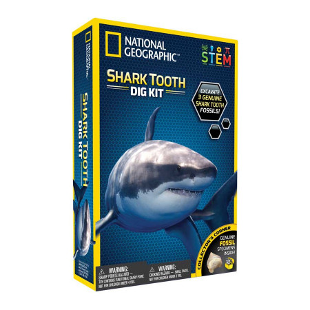National Geographic STEM Kit Paleontologie - In cautarea dintilor de rechin