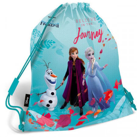 Sac de umar cu snur Belive in Journey Frozen