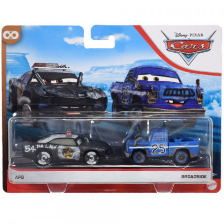 Set 2 masinute metalice Cars APB si Broadside Disney Cars